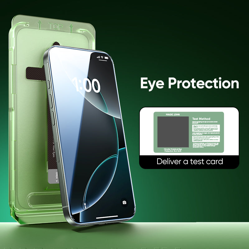 MAGIC JOHN 2nd Generation iPhone Screen Protector - Dust Free Without Bubbles